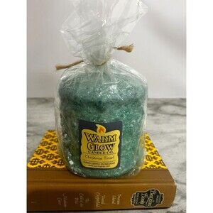 Warm Glow Candle Co Hearth Candle Christmas Tinsel Scented Hand Dipped Indiana